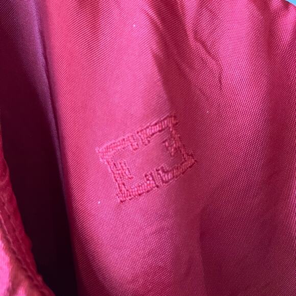 Vintage Escada Margaretha Ley Sleeveless Red Blouse Top Silk Wool Medium EU 36 - Picture 7 of 10